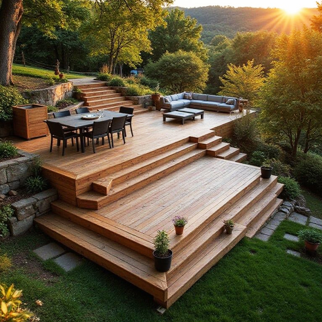 Decks personalizados, você encontra na Aeromadeiras Londrina!